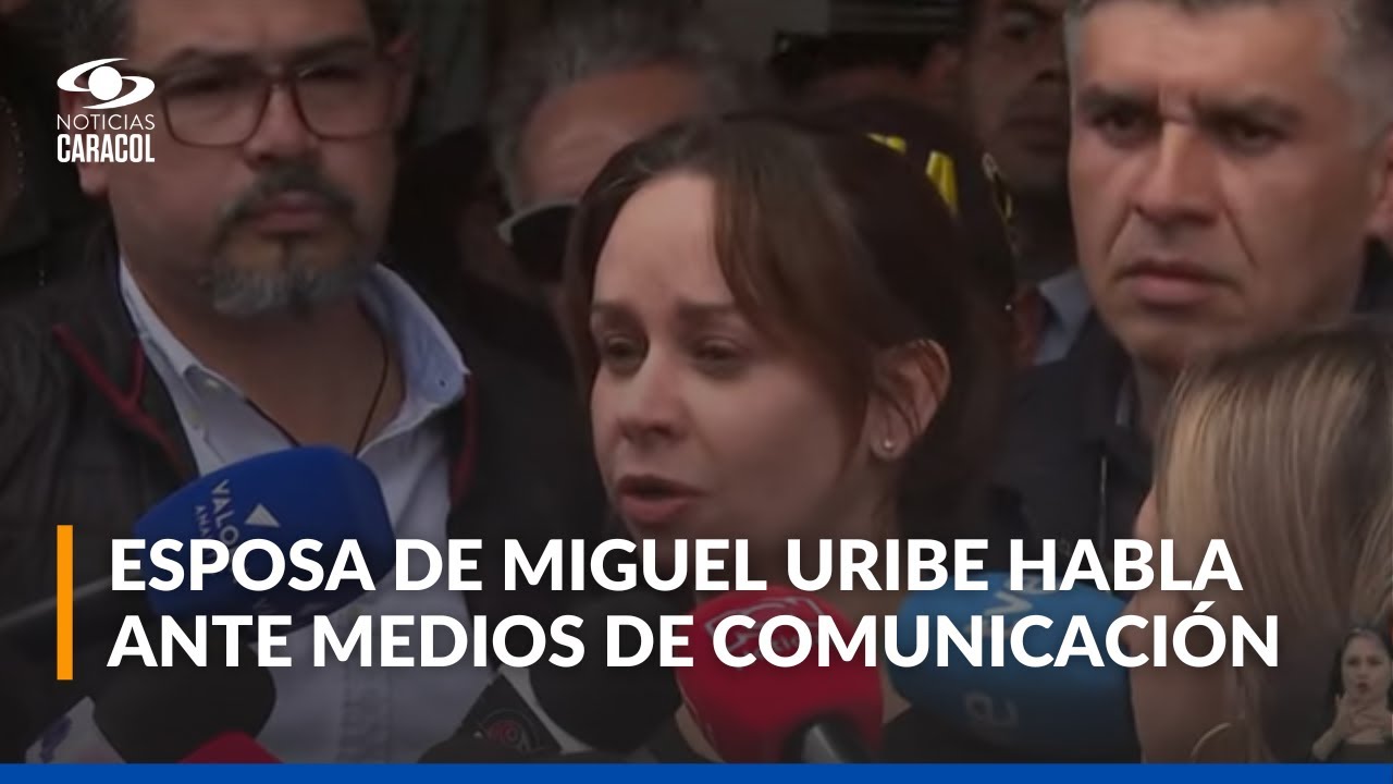 Esposa de Miguel Uribe habla de su estado de salud: 