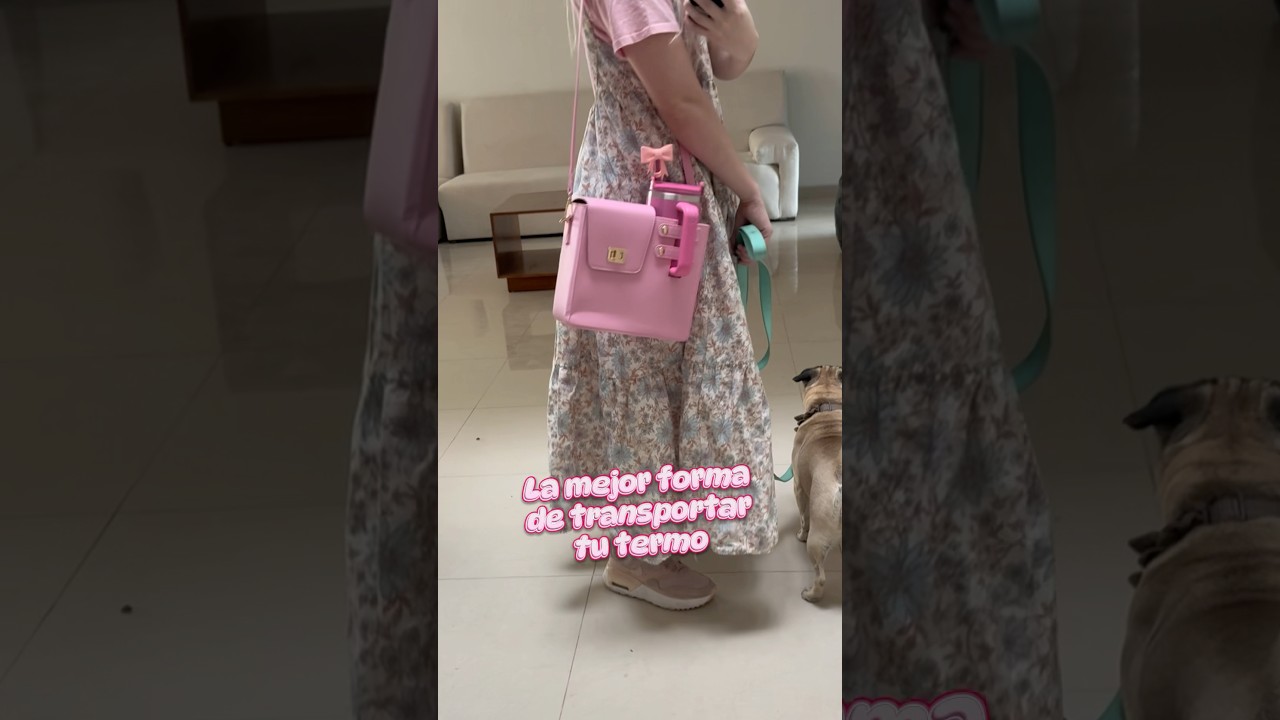 Esta es la mejor bolsa para transportar tu termo 👀✨🐾 #itspugbertha #termo #stanley #bolsa #calor