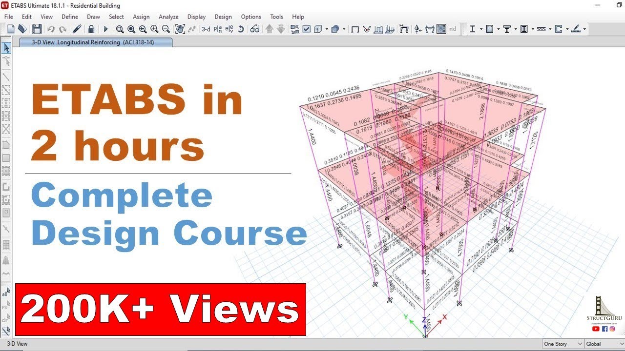 ETABS in 2 hours | A complete design course