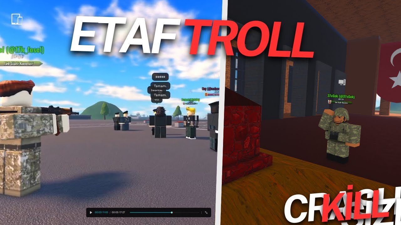 ETAF TROLL ROBLOX TÜRK ASKER OYUNU #roblox #robloxaskeroyunu
