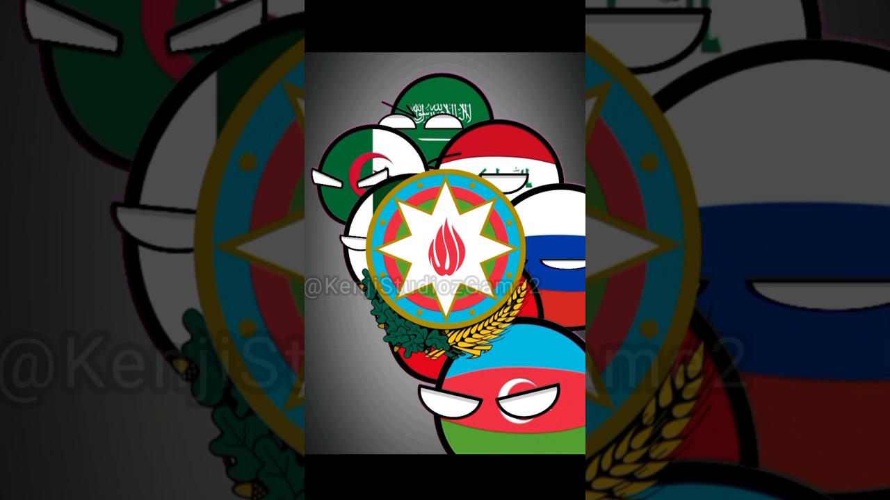 Eternal Enemies || Azerbaijan Vs Armenia || [ CountryBalls ] || #countryballs #shorts