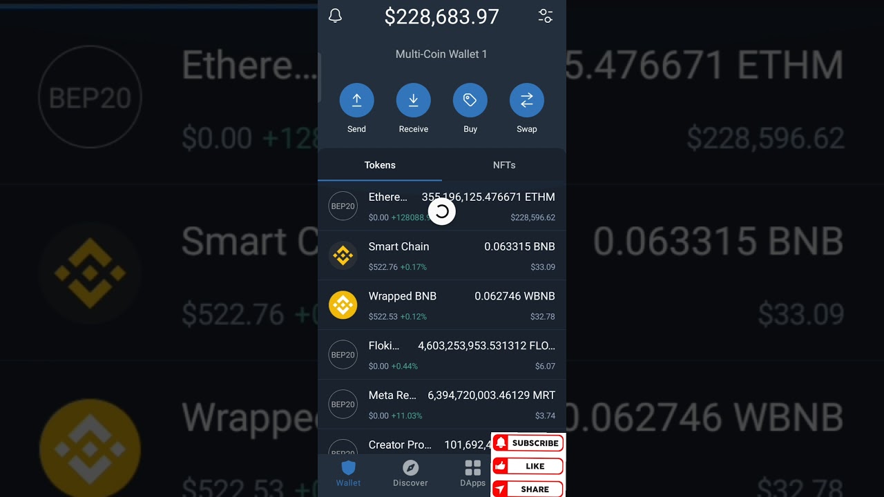 ETHEREUM META 228000+ TRUE OR FAKE....CLICK ON FULL VIDEO #trustwallet #binance #coinmarketcap