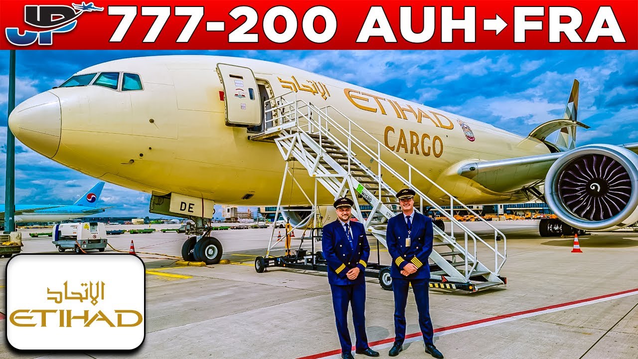 Etihad Boeing 777 Cockpit Abu Dhabi🇦🇪 to Frankfurt🇩🇪