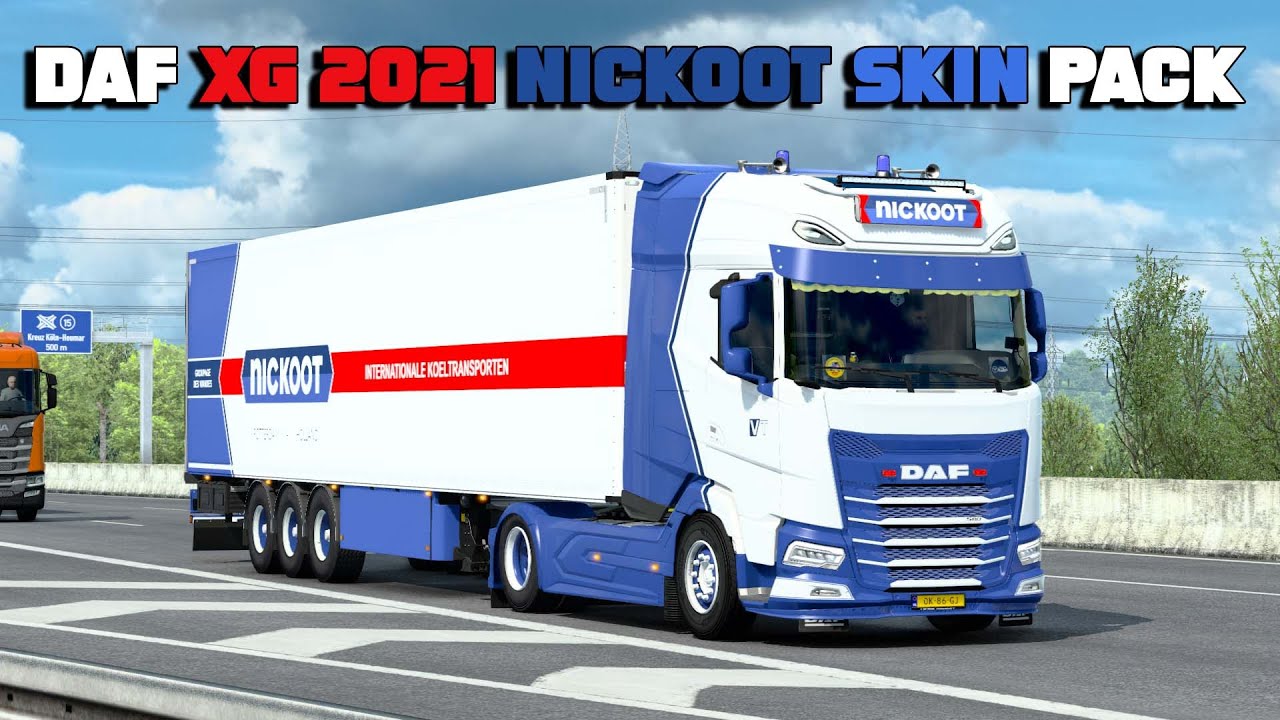 ETS2 DAF XG 2021 Nickoot Skin Pack - skin by Wexsper