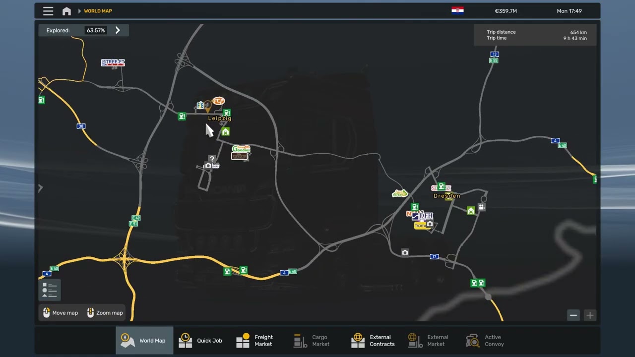 ETS2: Map Overview of the Final German Cities Rework