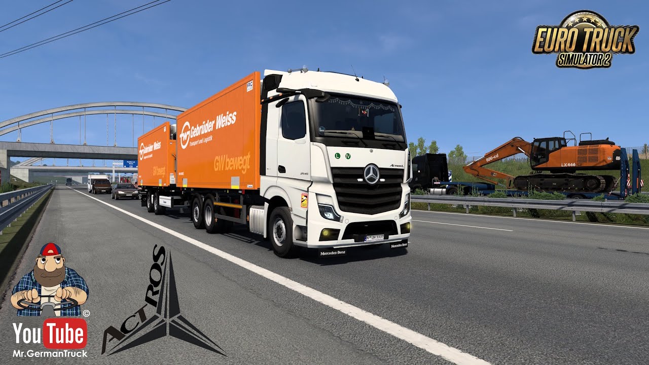 [ETS2 v1.54] Mercedes Benz New Actros 2019 / 2023 [Update 09.06.2025]