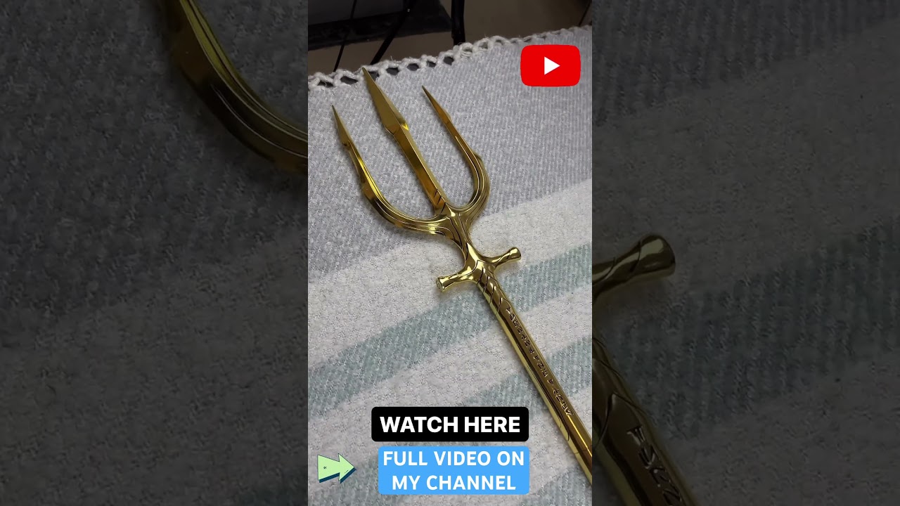 ETSY: Aquaman Trident Review! #aquaman #movie #etsy #trident #cosplay #dc #dccomics #dcuniverse