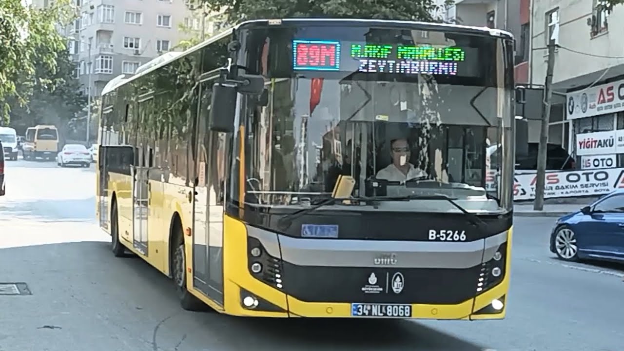 İ.E.T.T. | B5266 | 89M | Otobüs Geçişi Videosu | Muammer Aksoy Caddesi