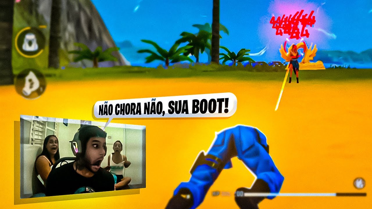 EU E MINHA MÃE TROLLAMOS E FIZEMOS MINHA IRMÃZINHA FOFA CHORAR E QUITAR NO X1 DE TANTA RAIVA! KKKK 😱