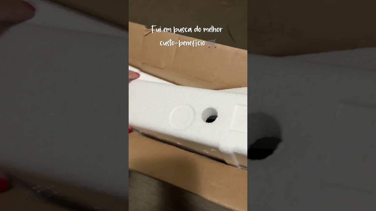 Eu não planejava trocar TV agora, mas com criança em casa… o improviso vira necessidade.#achadinho