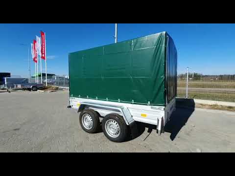 EURO C-750/D3 Rydwan przyczepa dwuosiowa o DMC 750kg MOCNA