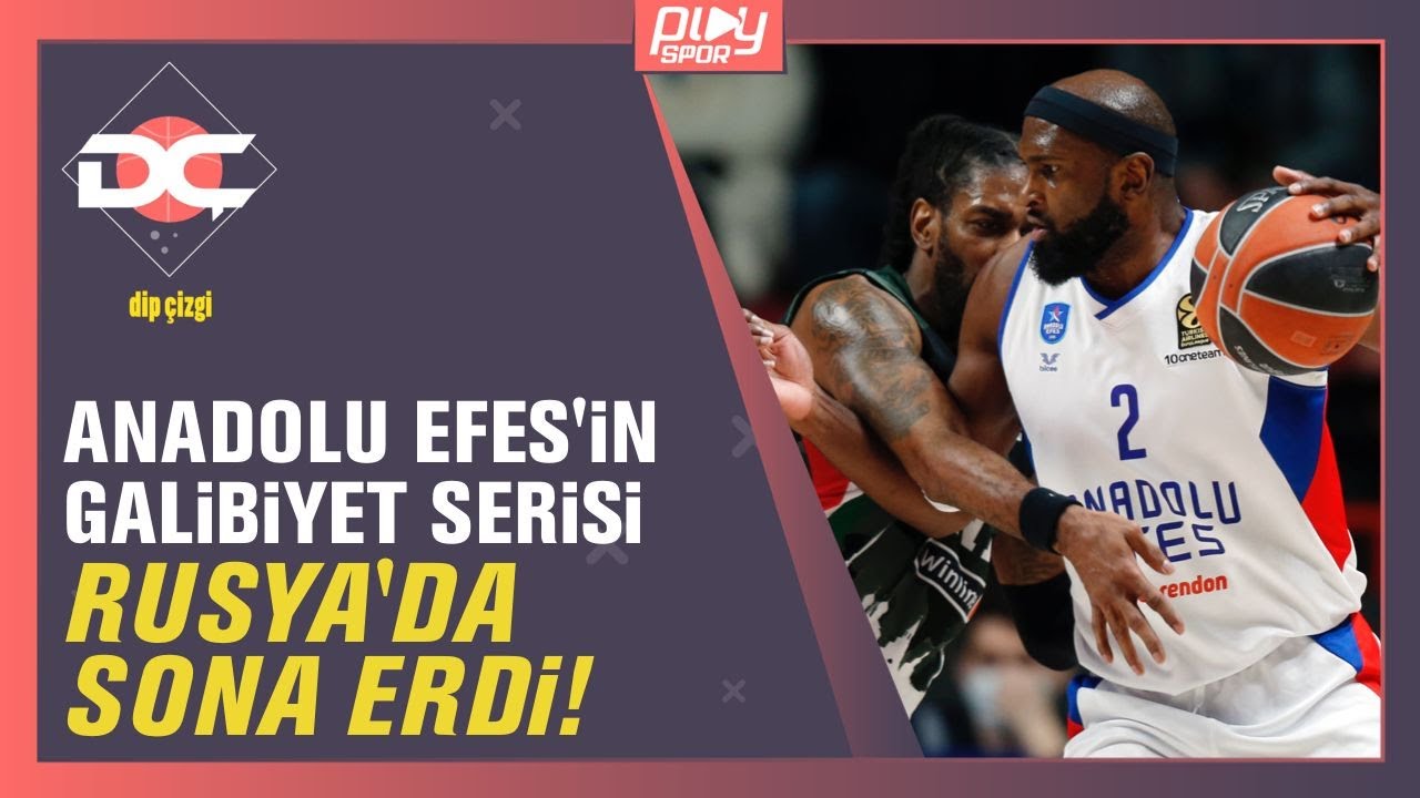 EUROLEAGUE: ANADOLU EFES, UNICS KAZAN DEPLASMANINDA KAYIP / DİP ÇİZGİ #anadoluefes #euroleague