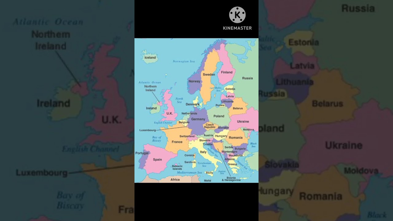 Europe map