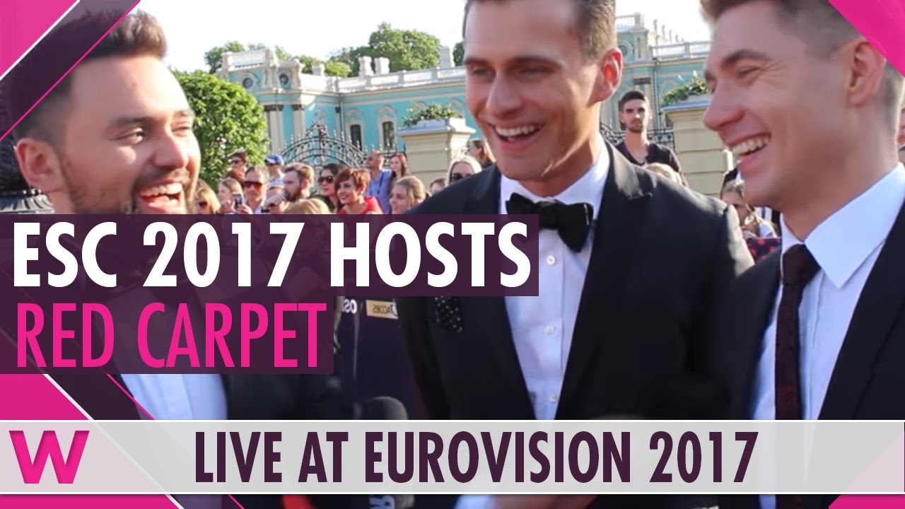 Eurovision 2017 hosts: Oleksandr Skichko, Volodymyr Ostapchuk, Timur Miroshnychenko