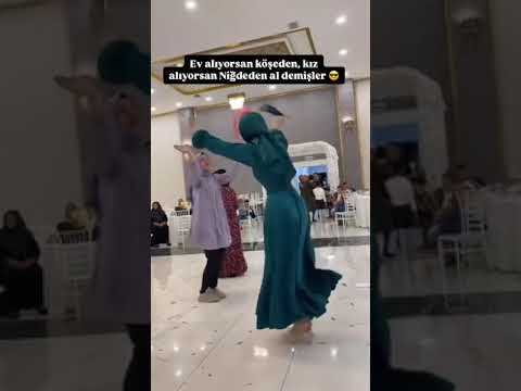 Ev Alıyorsan Köşeden, Kız Alıyorsan Niğde'den Demişler #Halay #Düğün #Dans #Hijab #Türban