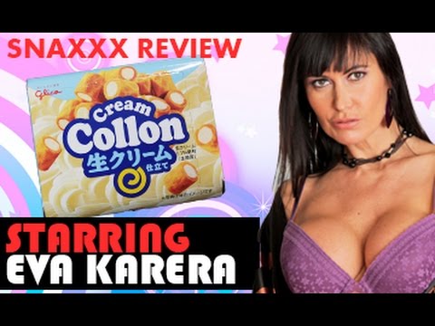 EVA KARERA tries Cream Collon - SNAXXX