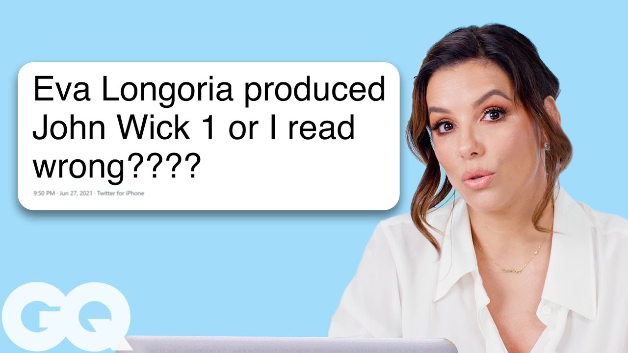 Eva Longoria Replies to Fans on the Internet | Actually Me | GQ