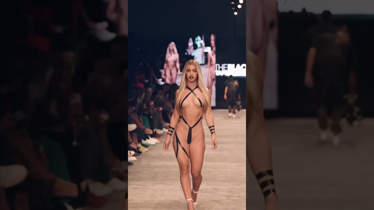eva quiala  Black tape project #models #bikini #catwalk #fashionshow #shots 4