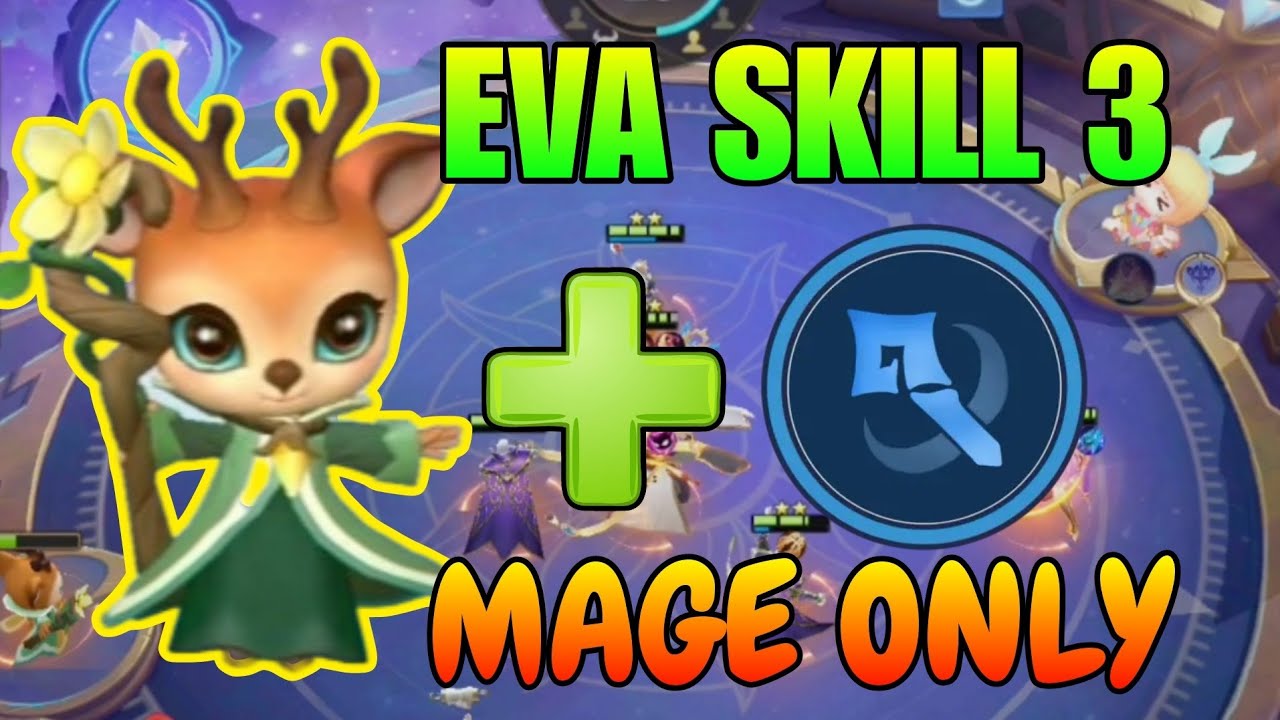 Eva Skill 3 Mage Only #magicchess