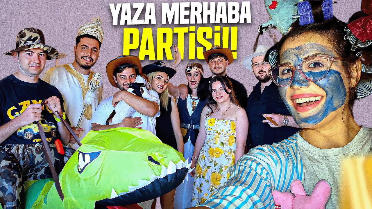 EVDE KOSTÜMLÜ YAZA MERHABA PARTİSİ 🎉