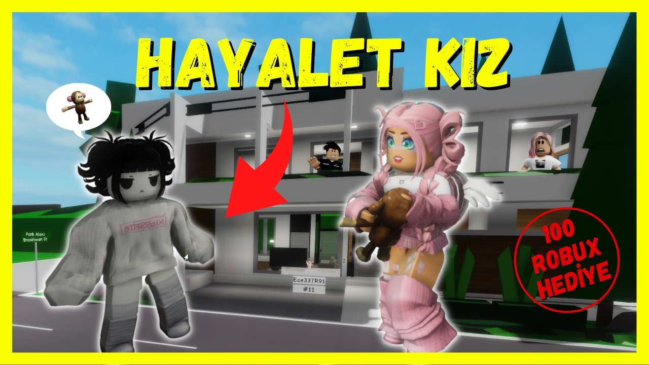 EVDEKİ HAYALET KIZ👻ROBLOX Brookhaven🏡RP