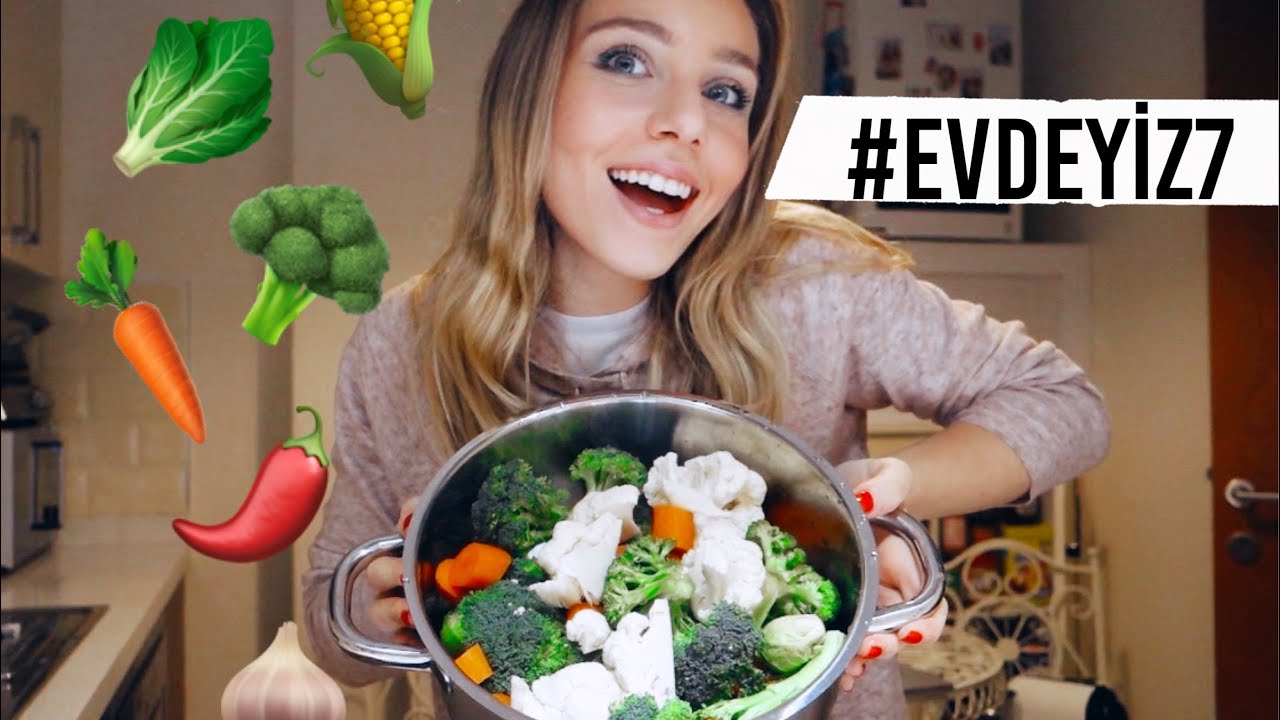 #EVDEYİZ Latte'yle Sabah Rutinimiz & İlk Kez Sebze Yemeği Yaptım! | İrem Akdemir