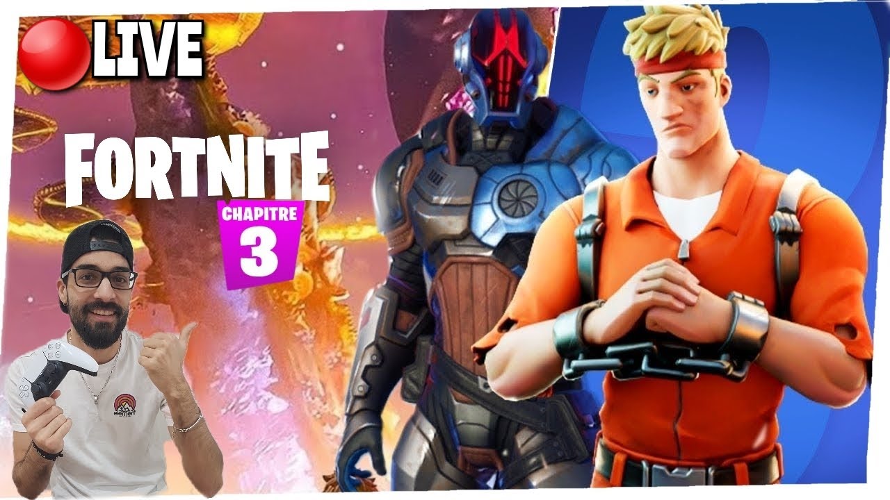 EVENEMENT FIN DU CHAPITRE +  LE TROU BLEU - ÉVÈNEMENT LIVE FORTNITE ) + CHAPITRE 3 FORTNITE LIVE