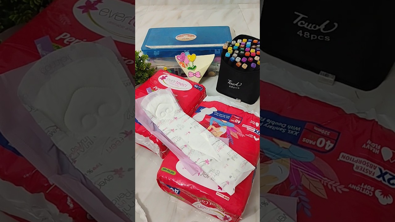 Everteen period care Pad Review ✨🤍 With ASMR