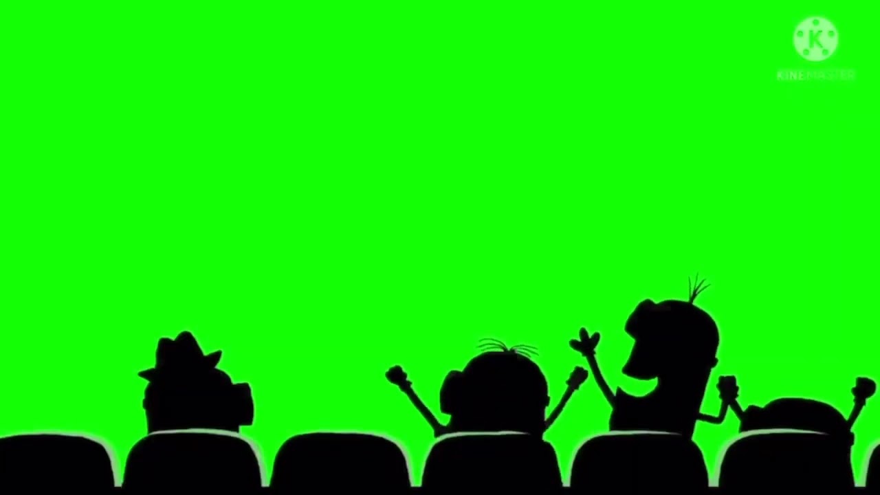 Every Character Escorts Brian The Minion Out Of The Movie Theater (Green Screen Template)