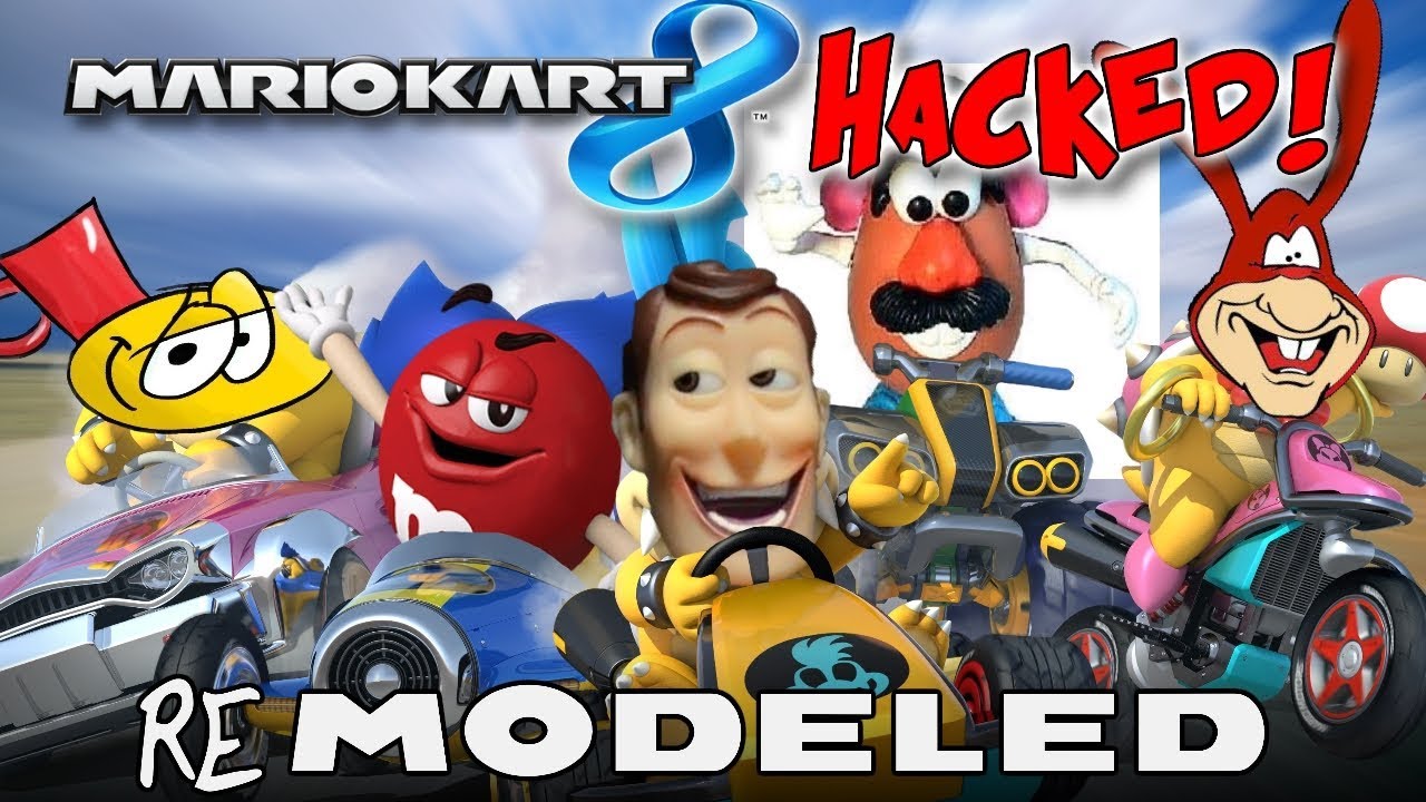 Every Character is HACKED! Mario Kart Montage 21 - Remodeled Modpack!!