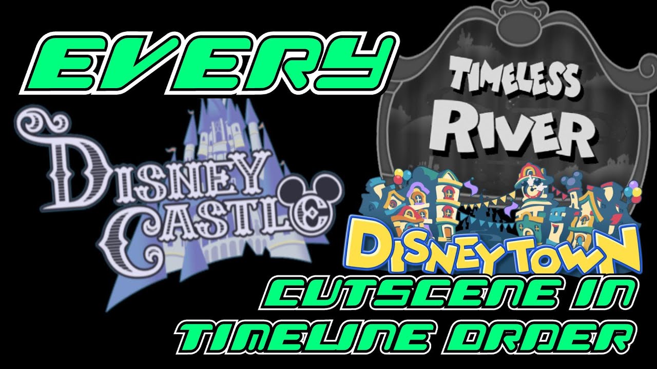 Every Disney Castle/Town + Timeless River Cutscene in Timeline Order