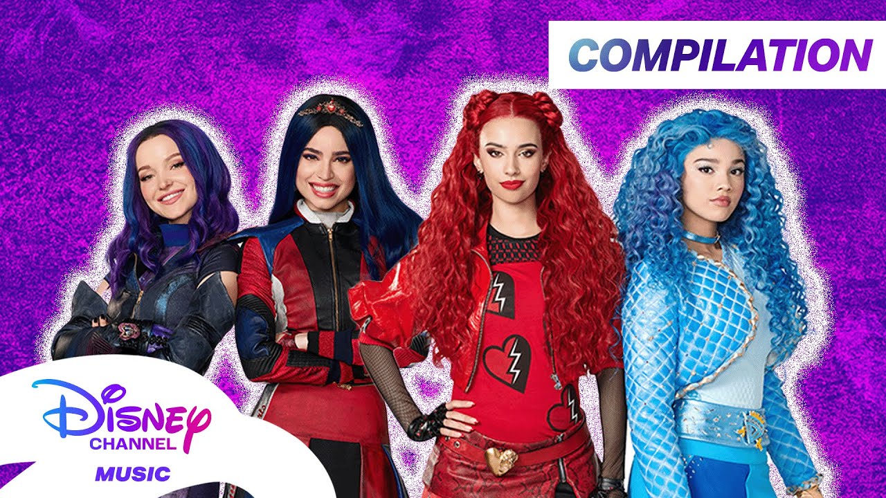 Every Disney Descendants Song In Order! 🎶 | Descendants 1-3 & The Rise of Red | @disneychannelmusic​