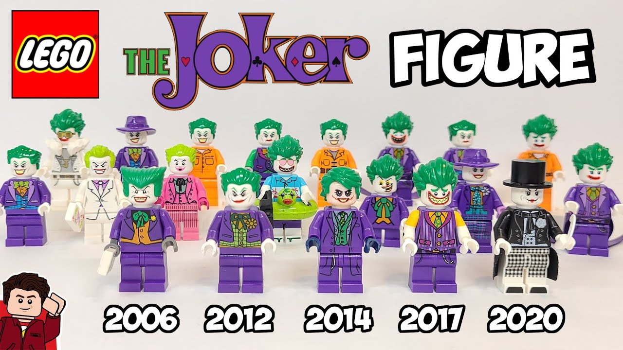EVERY LEGO Joker Minifigure Released