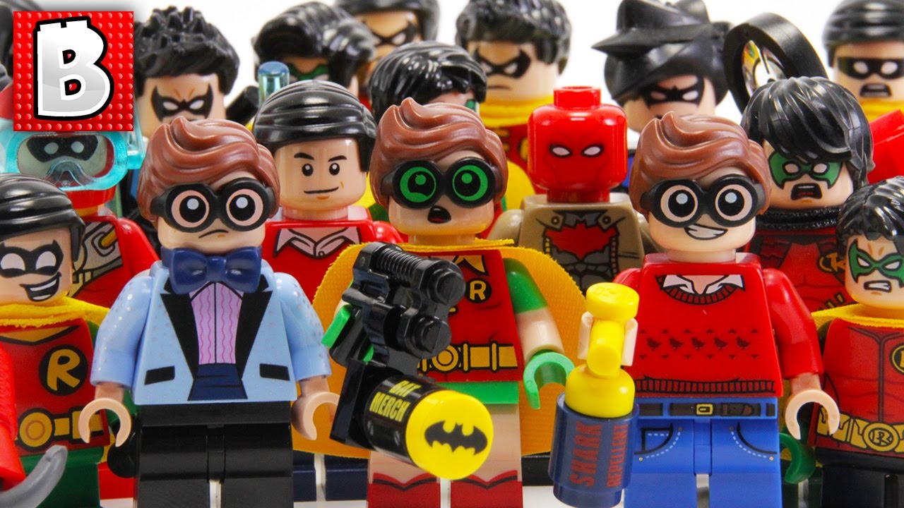 Every LEGO Robin Minifigure Ever Made!!! | 2017 Collection Review!