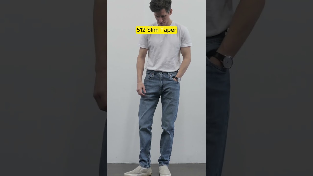 Every Levi's Jeans Fit Compared #levis #jeans #levis501 #mensfashion