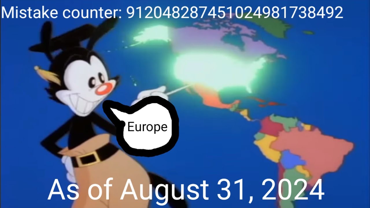 Every mistake in Yakko's World (As of August 31, 2024) [MOST VIEWED VIDEO]