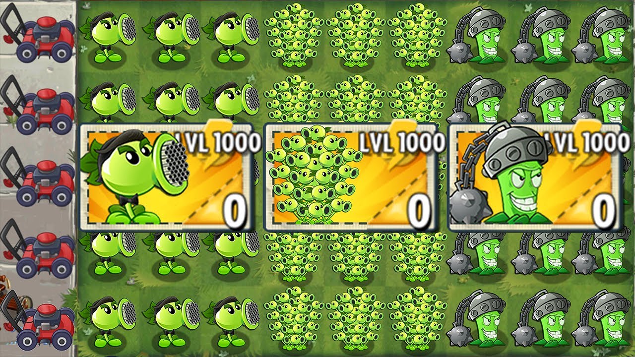Every Premium Plant LEVEL 1000 Power-Up! in Plants vs Zombies 2