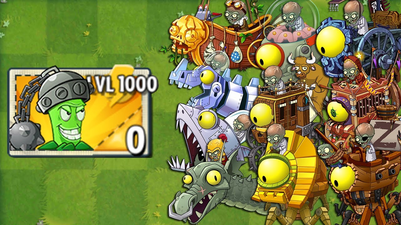 Every Premium Plant LEVEL 1000 Power-Up! in Plants vs Zombies 2