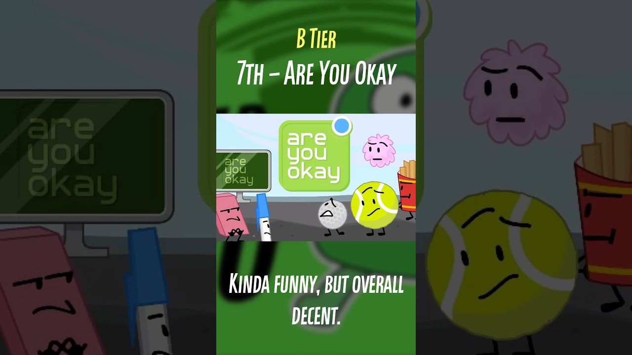 Every TPOT Team Jingle RANKED #shorts #bfdi #tpot
