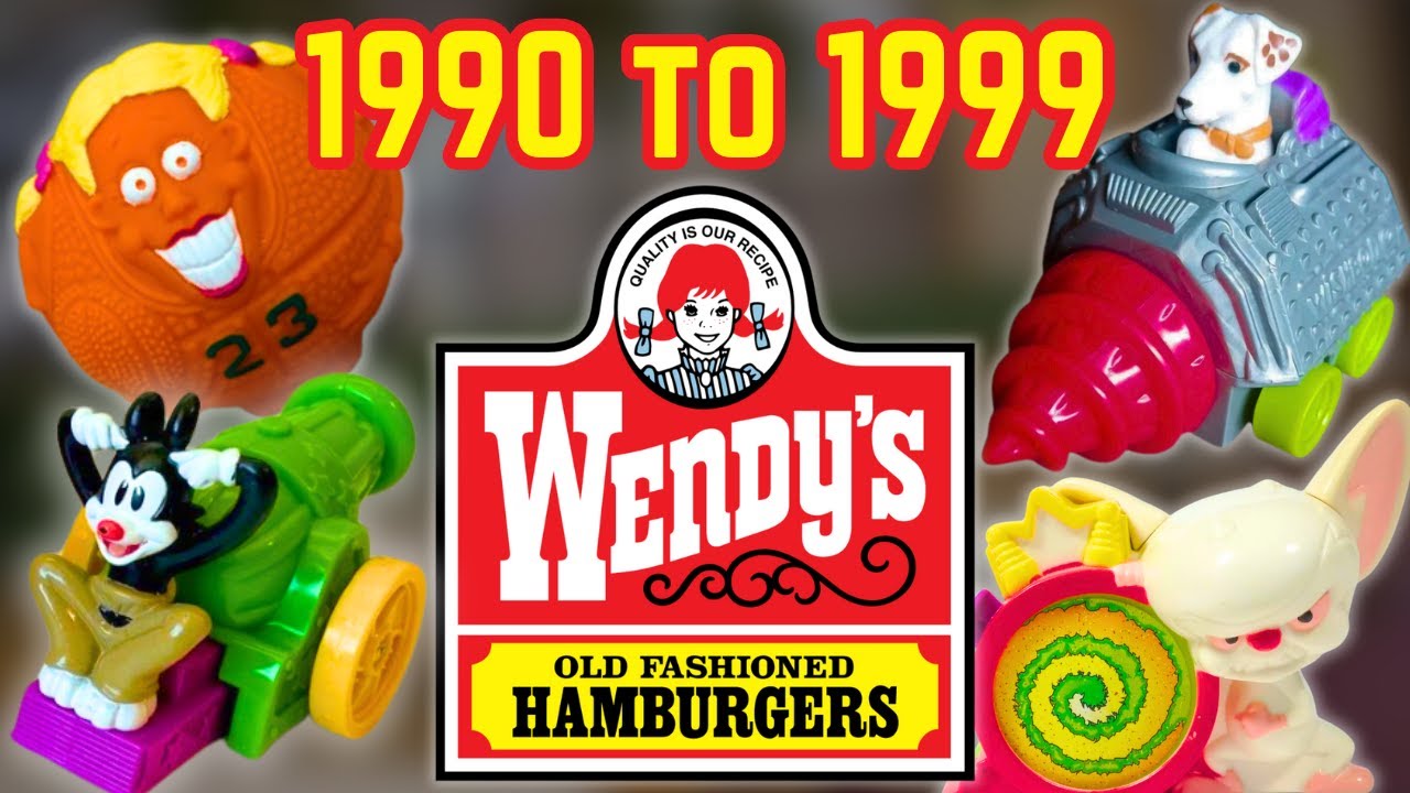 Every Wendy's Kids Meal Ever: 1990 to 1999!