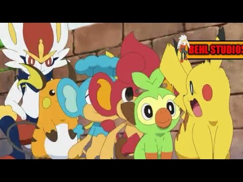 Everyone  is thinking pikachu as their leader moments!|funny moments|pokemon journeys ep 73.