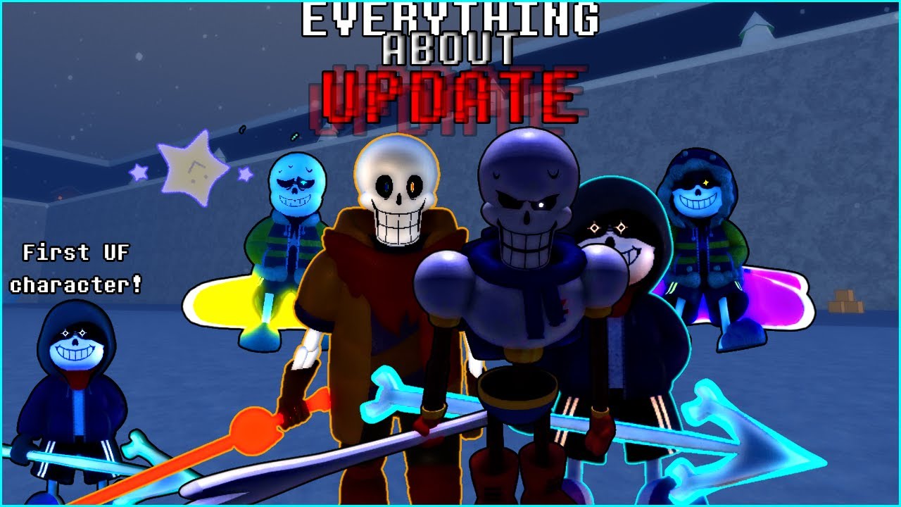 EVERYTHING ABOUT THE UPDATE!   | Sans Funny Boss Rush |  Roblox