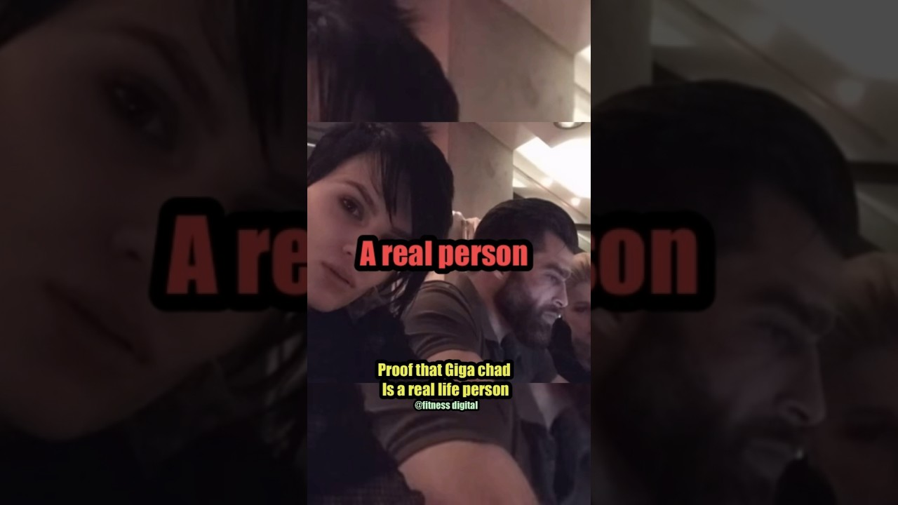 Evidence on Giga chad being a real life person 👁️