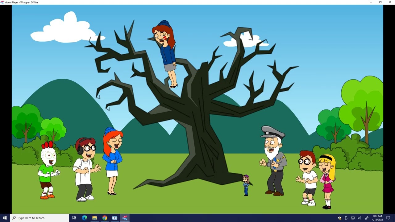 Evil Mary Beth gets hanged in a tree of shame (2023 unreleased video)