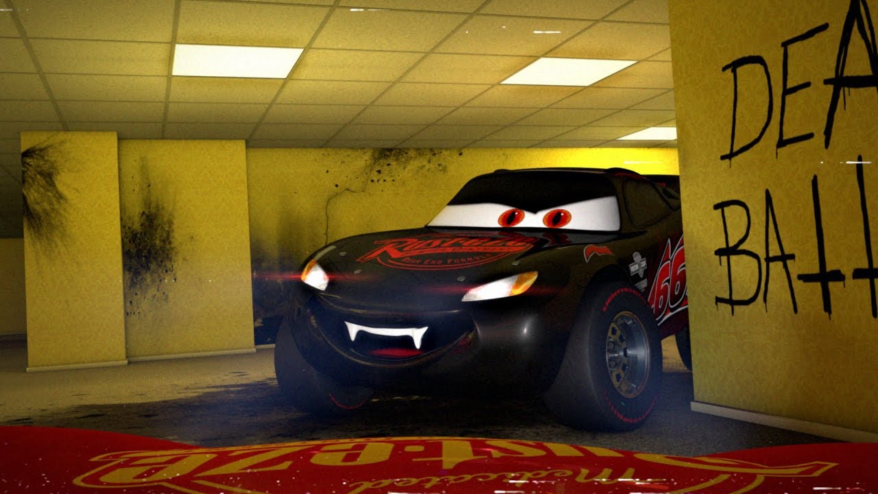 Evil McQueen in the Backrooms