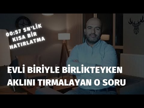 Evli Biriyle Birlikteyken Aklını Tırmalayan 
