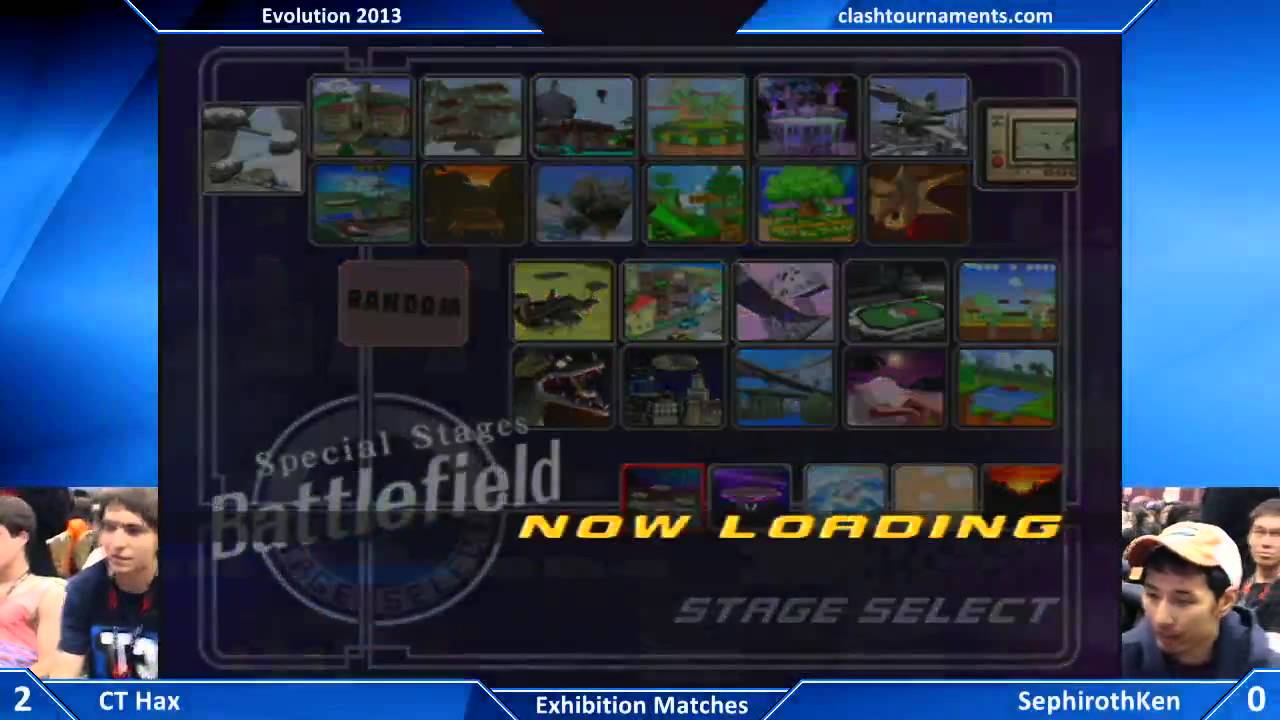 Evolution 2013 - CT Hax vs SephirothKen - Exhibition 1 - SSBM