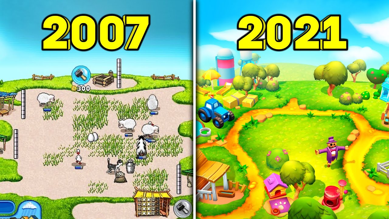 Evolution Of Farm Frenzy Games [2007-2021]