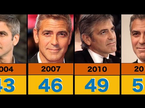 Evolution Of George Clooney (1963-2023)| Age Comparison