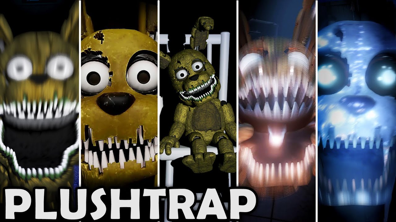 Evolution of Plushtrap in FNAF (2015-2020)